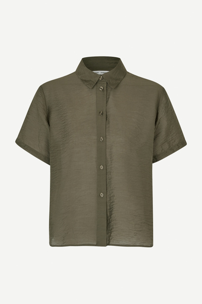 Saminna SS shirt 15754 Stones Aluminum | Samsøe Samsøe®