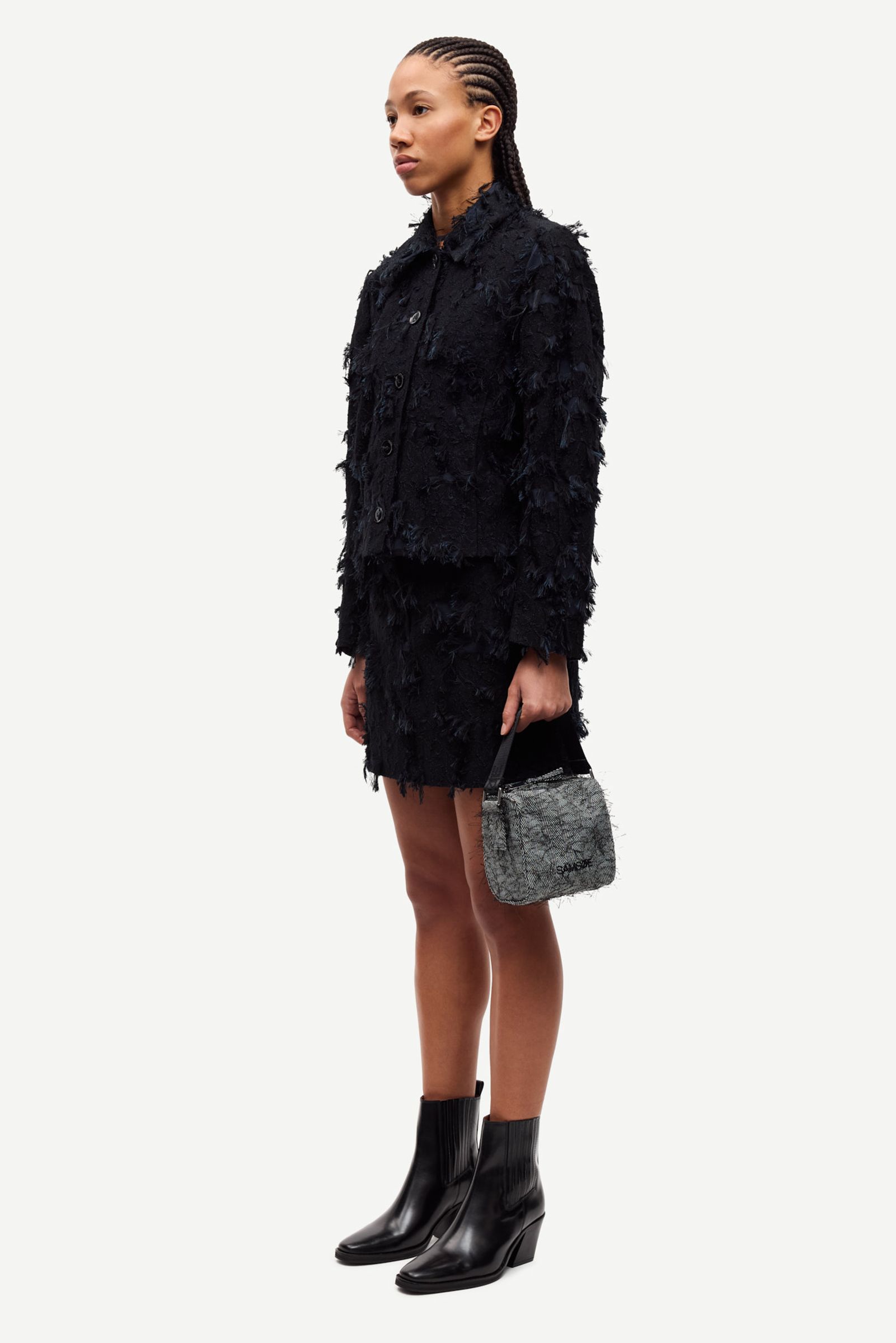 Samajsan skirt 15765 Charcoal Art | Samsøe Samsøe®