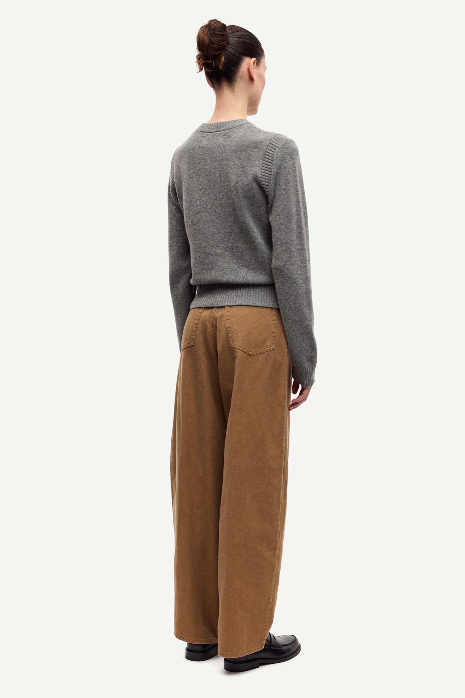 Saharper trousers belt 15803 Washed otter | Samsøe Samsøe®