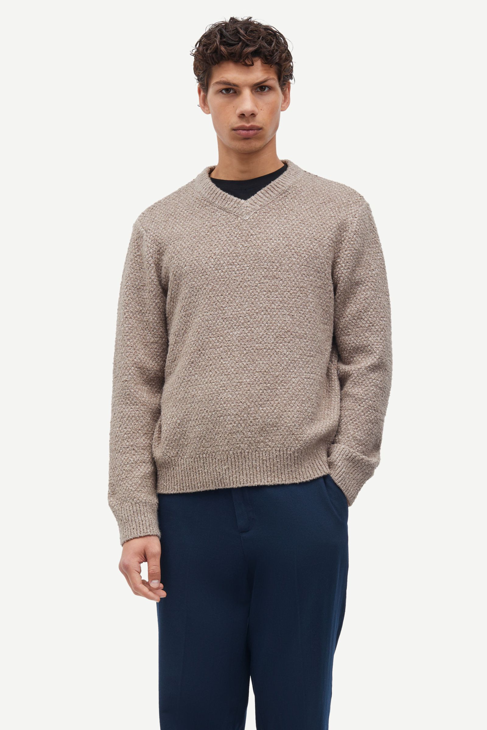 ジャケットその他 HUECLOSET Kuma V-neck Knit SE191 Else V-Neck - Beige