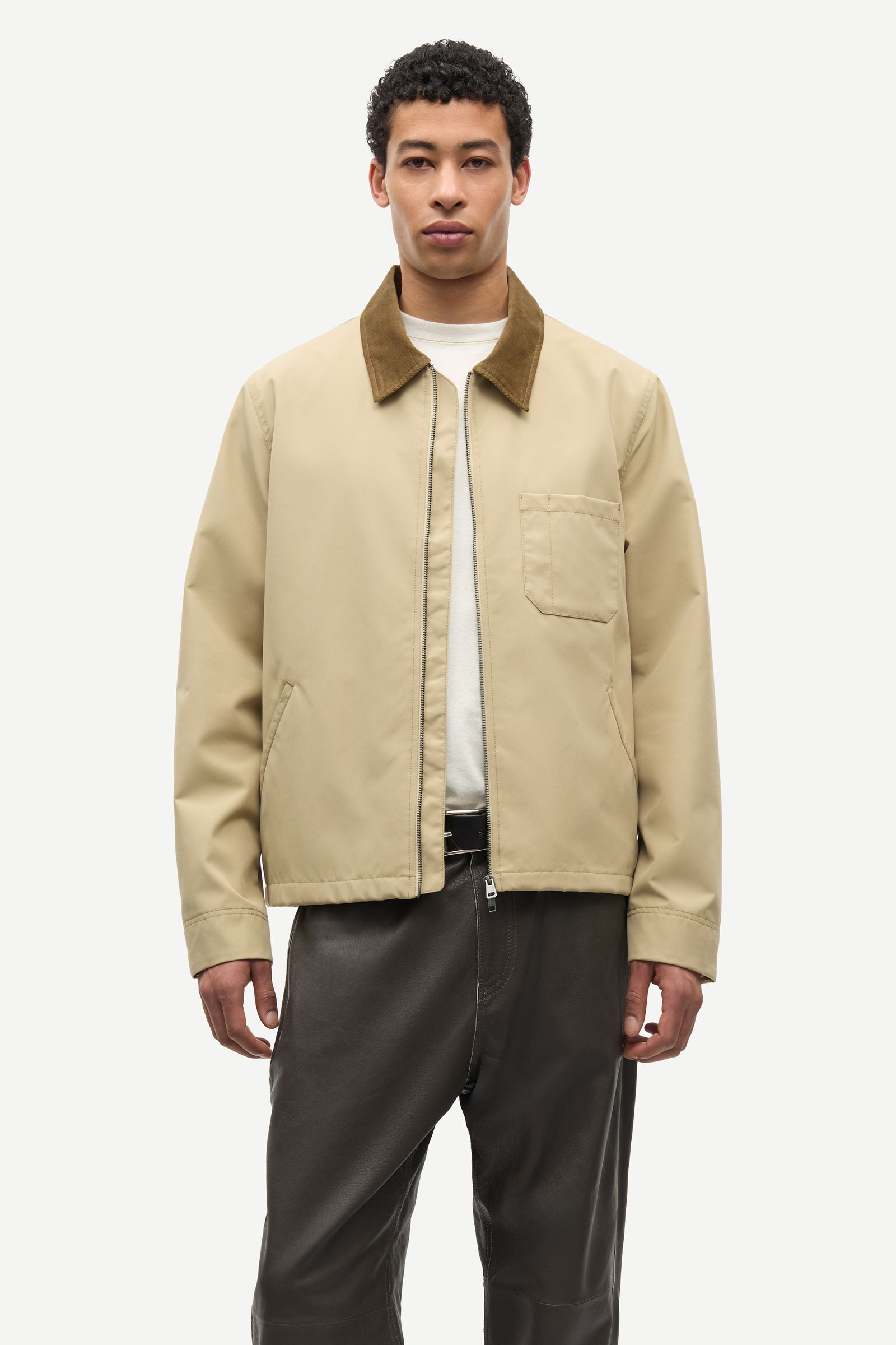 Sarobin z jacket 14265 Olive Gray | Samsøe Samsøe® Sarobin z jacket 14265 Olive Gray | Samsøe Samsøe®