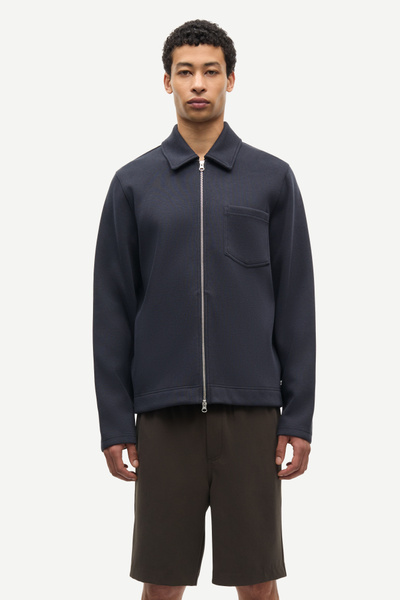 Sahannes full zip 15509 Black Olive | Samsøe Samsøe®