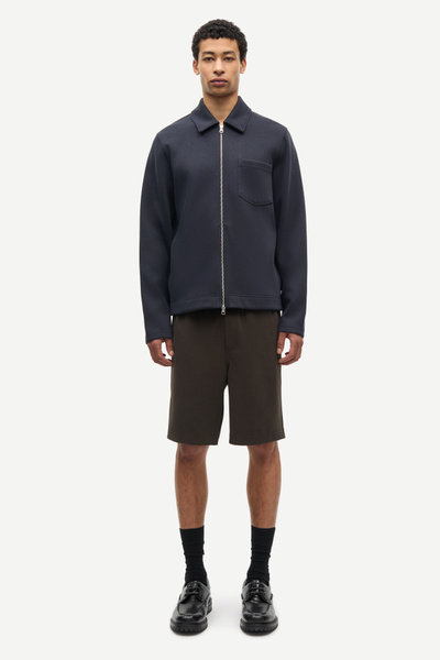 Sahannes full zip 15509 Black Olive | Samsøe Samsøe®