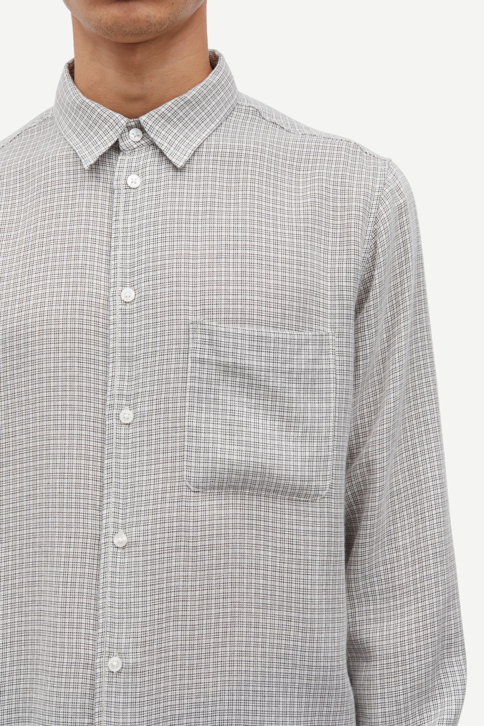 Saryan J shirt 15566 Clear cream ch. | Samsøe Samsøe®