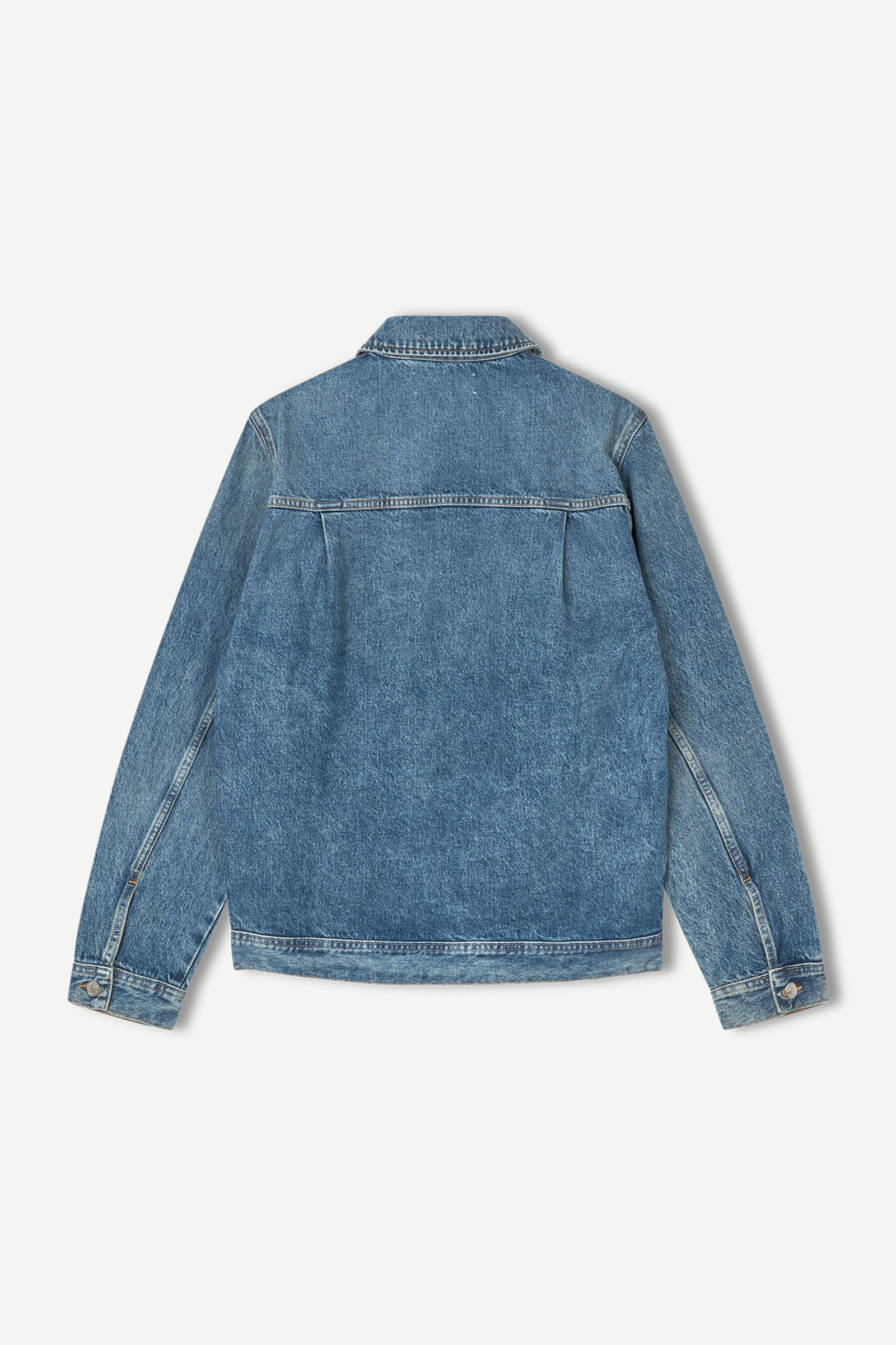 『SAMSOE SAMSOE』SAMAGGY JACKET デニムジャケット SAMSOE SAMSOE Samaggy Bleached Denim Jacket | Blue | FARFETCH TW