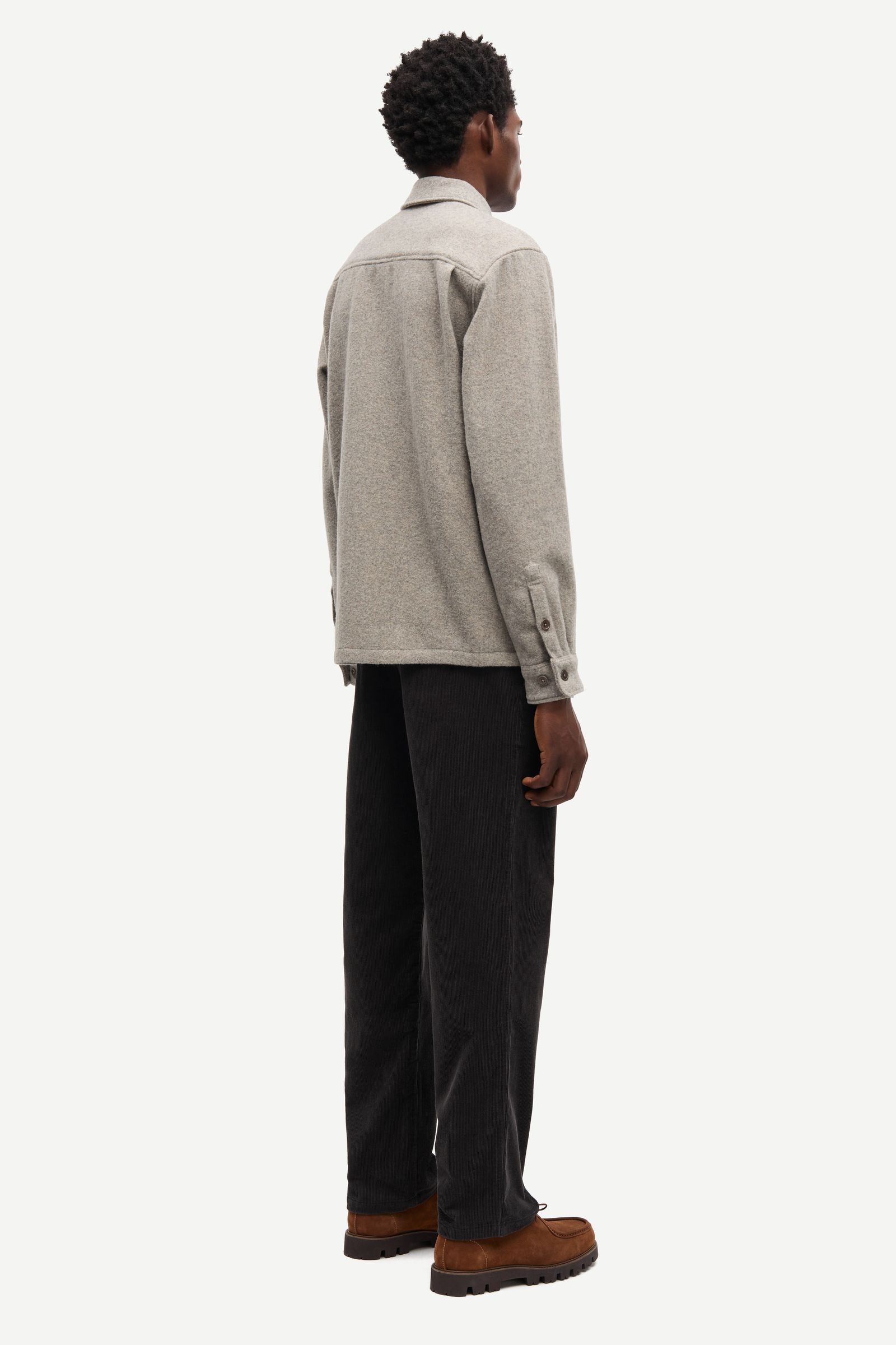 Sadamon JJ overshirt 15736 Elephant Skin | Samsøe Samsøe®