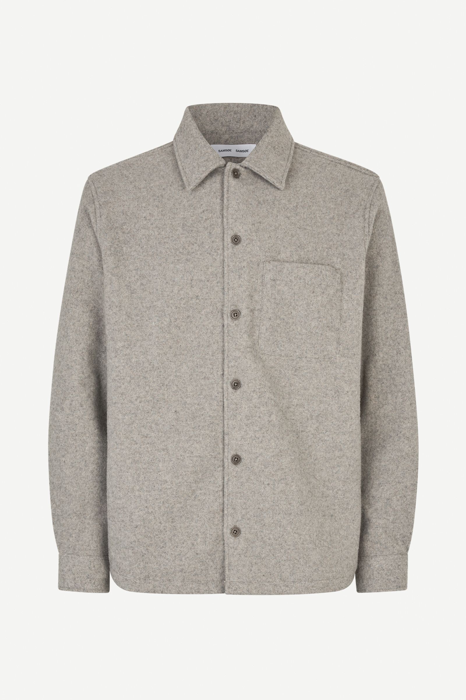 Sadamon JJ overshirt 15736 Elephant Skin | Samsøe Samsøe®