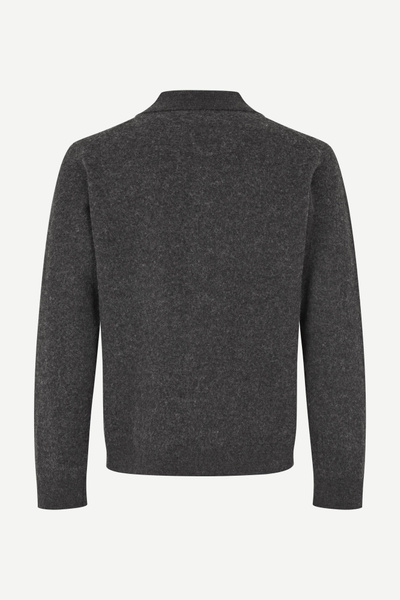 Sarichard cardigan 15561 Dark grey mel. | Samsøe Samsøe®