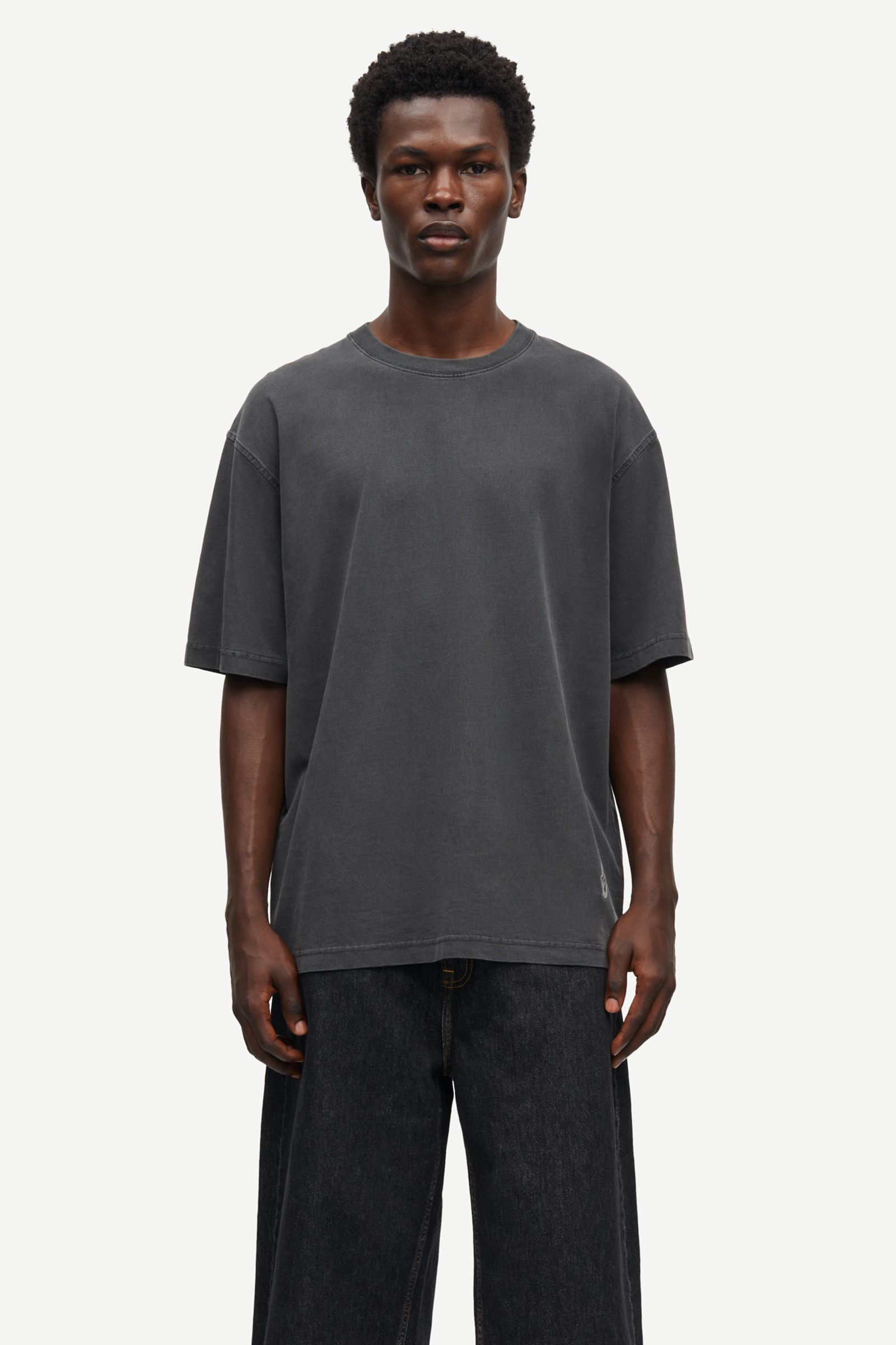 SAMSOE & SAMSOE アイスクリームTシャツ Sacamino ss t-shirt 15276 Ice Blue Jasper | Samsøe Samsøe®