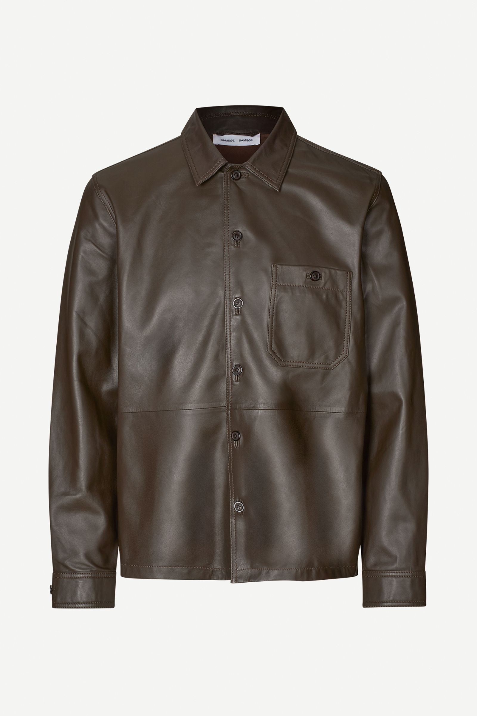 Saruffo X C overshirt 15716 Turkish Coffee | Samsøe Samsøe®