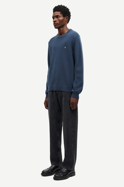 Sapatrik sweater 132 Midnight Navy | Samsøe Samsøe®