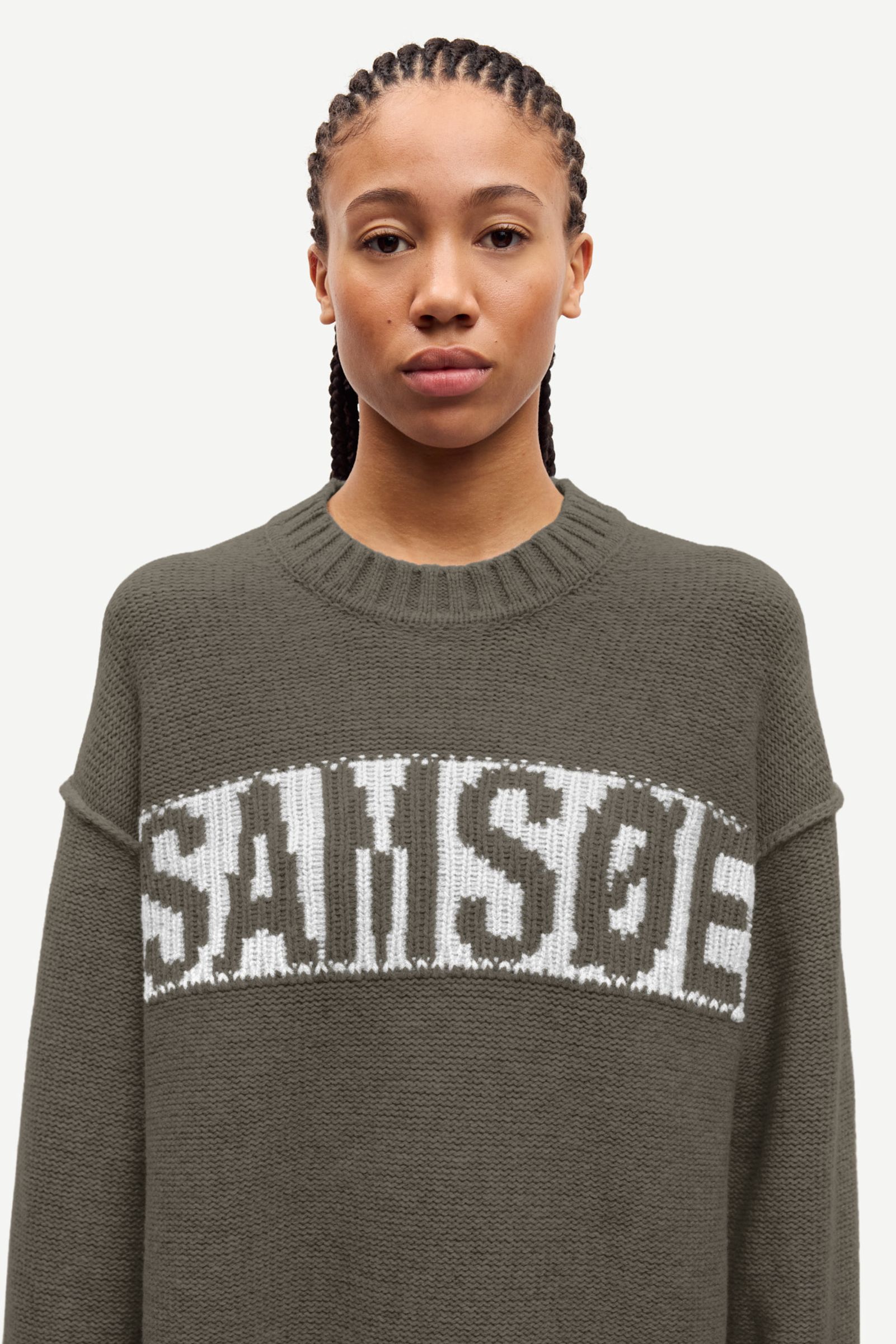 サムソサムソ(SAMSOE SAMSOE) ニットS Sakeiku sweater 11250 Bungee Cord | Samsøe Samsøe®