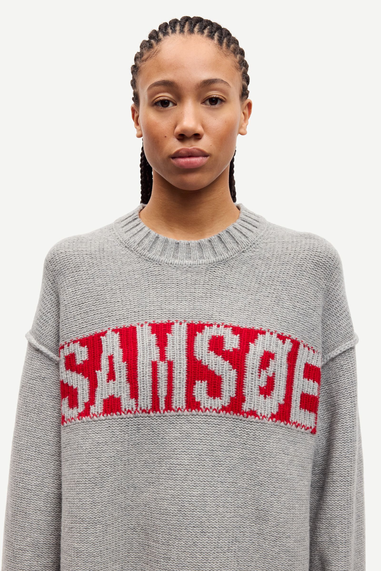Sakeiku sweater 11250 Grey mel. | Samsøe Samsøe®