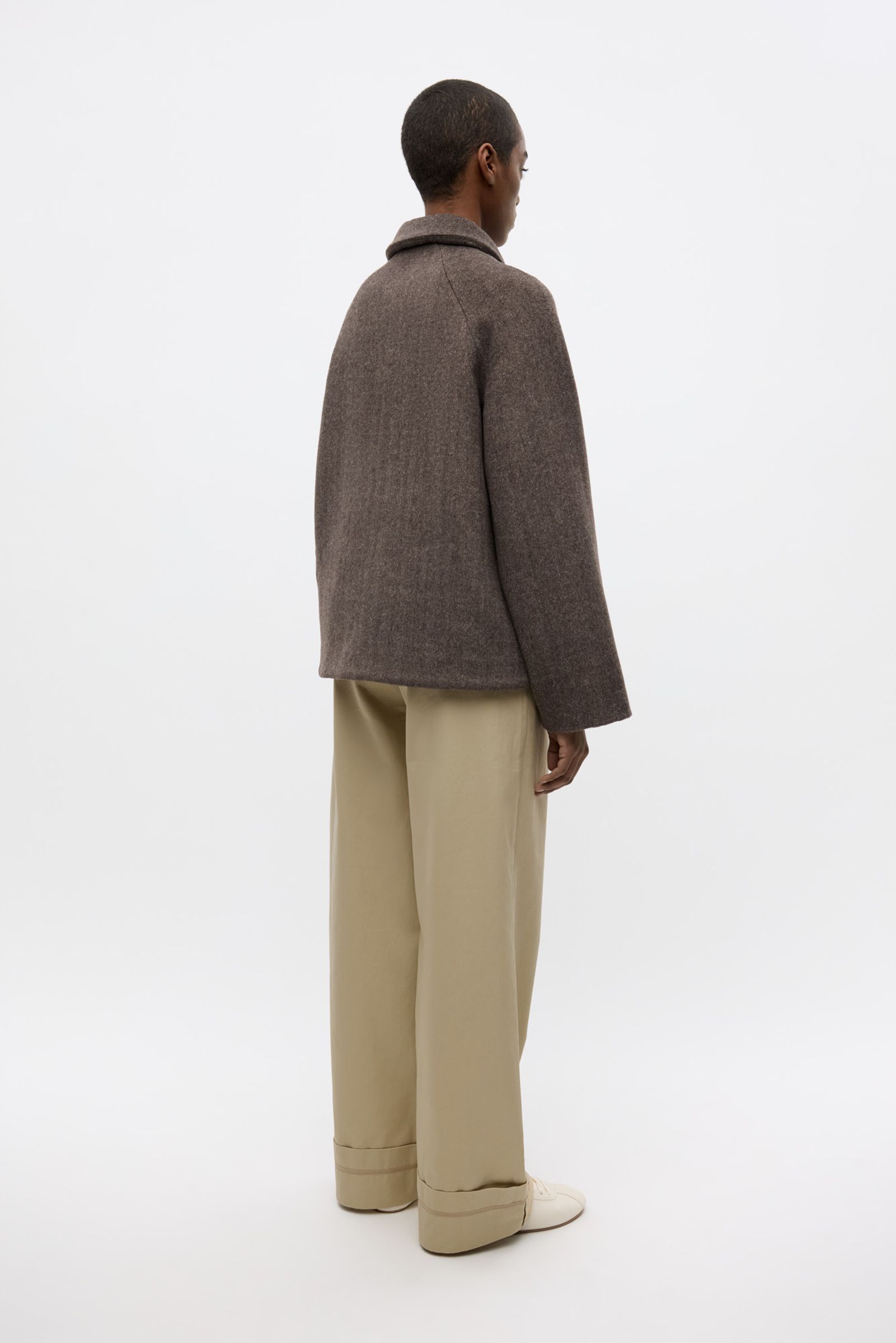 ENKATE SHORT JACKET 7276 Brown Mel | Envii®