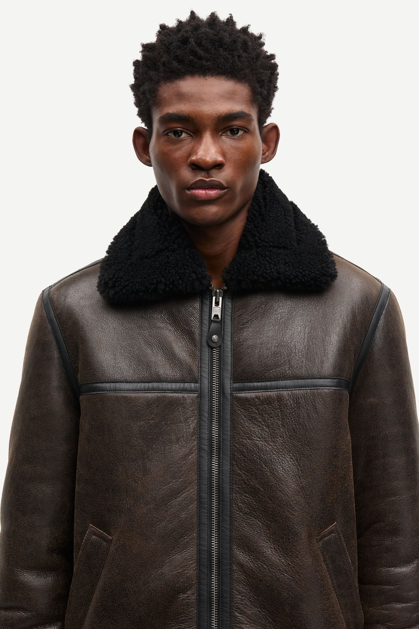 Saboy jacket 15692 Dark brown crackled | Samsøe Samsøe®