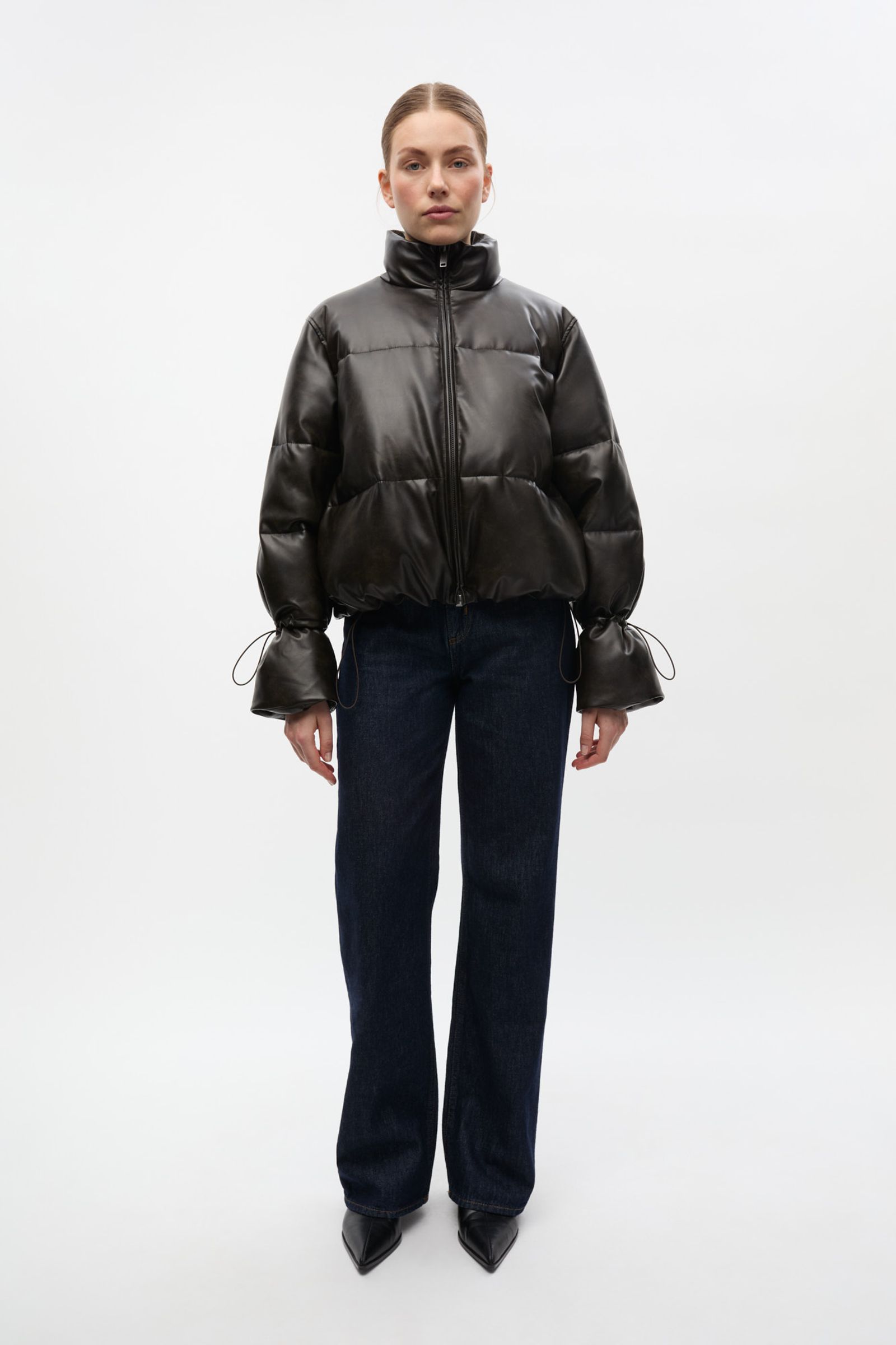 ENSINI JACKET 7287 Grained Black | Envii®