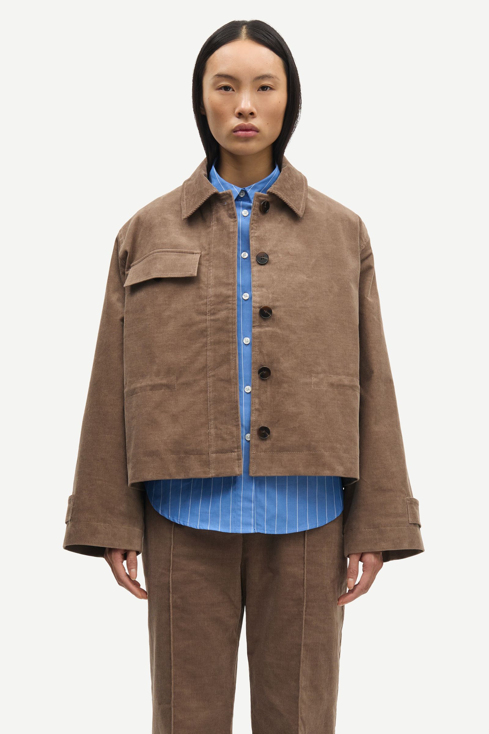 Salixa jacket 15818 Fossil | Samsøe Samsøe®