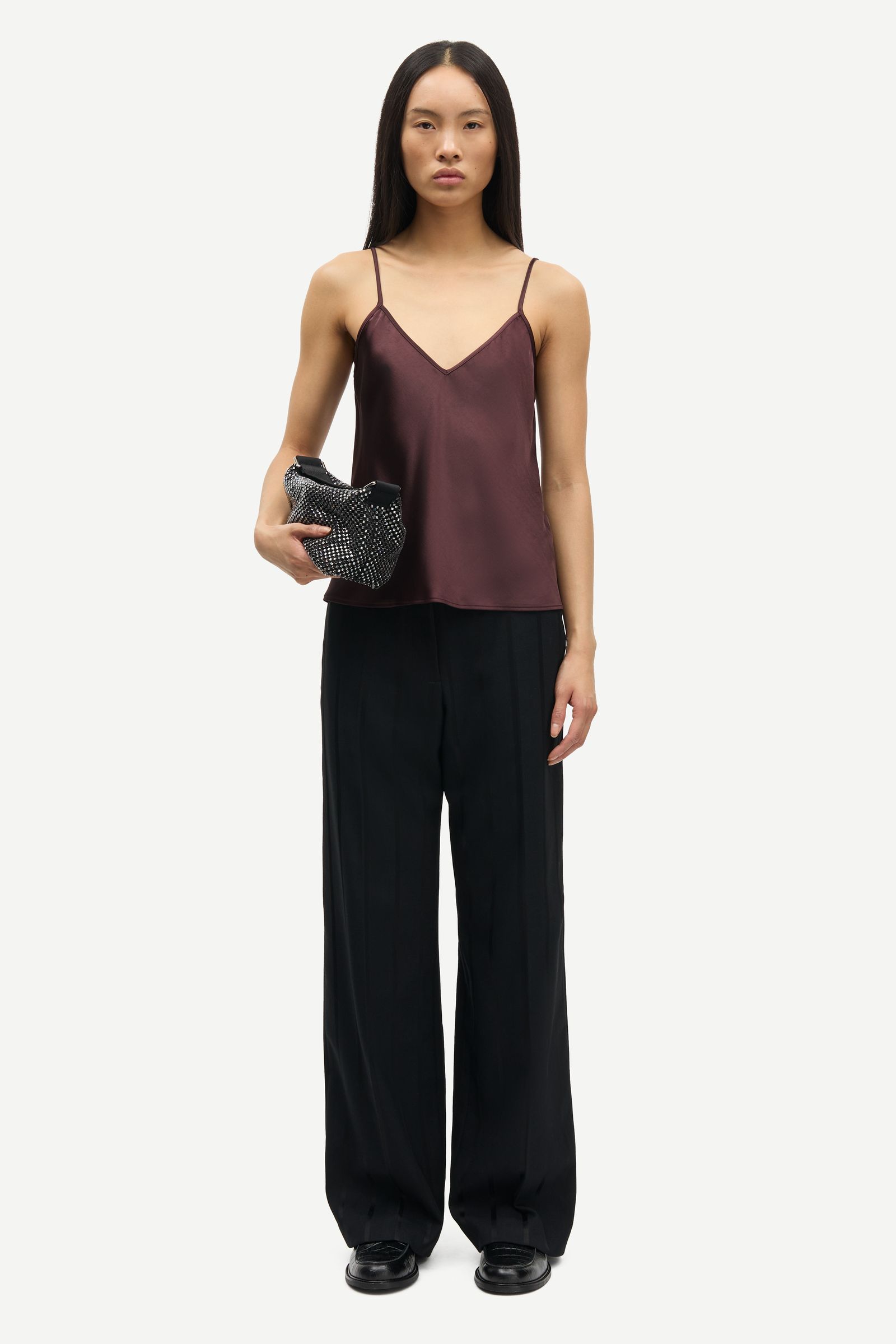 Sasharon x strap top 12956 Fudge | Samsøe Samsøe®