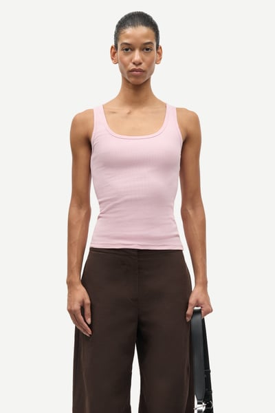 Saamanza tank top 7542 Bleached Mauve | Samsøe Samsøe®