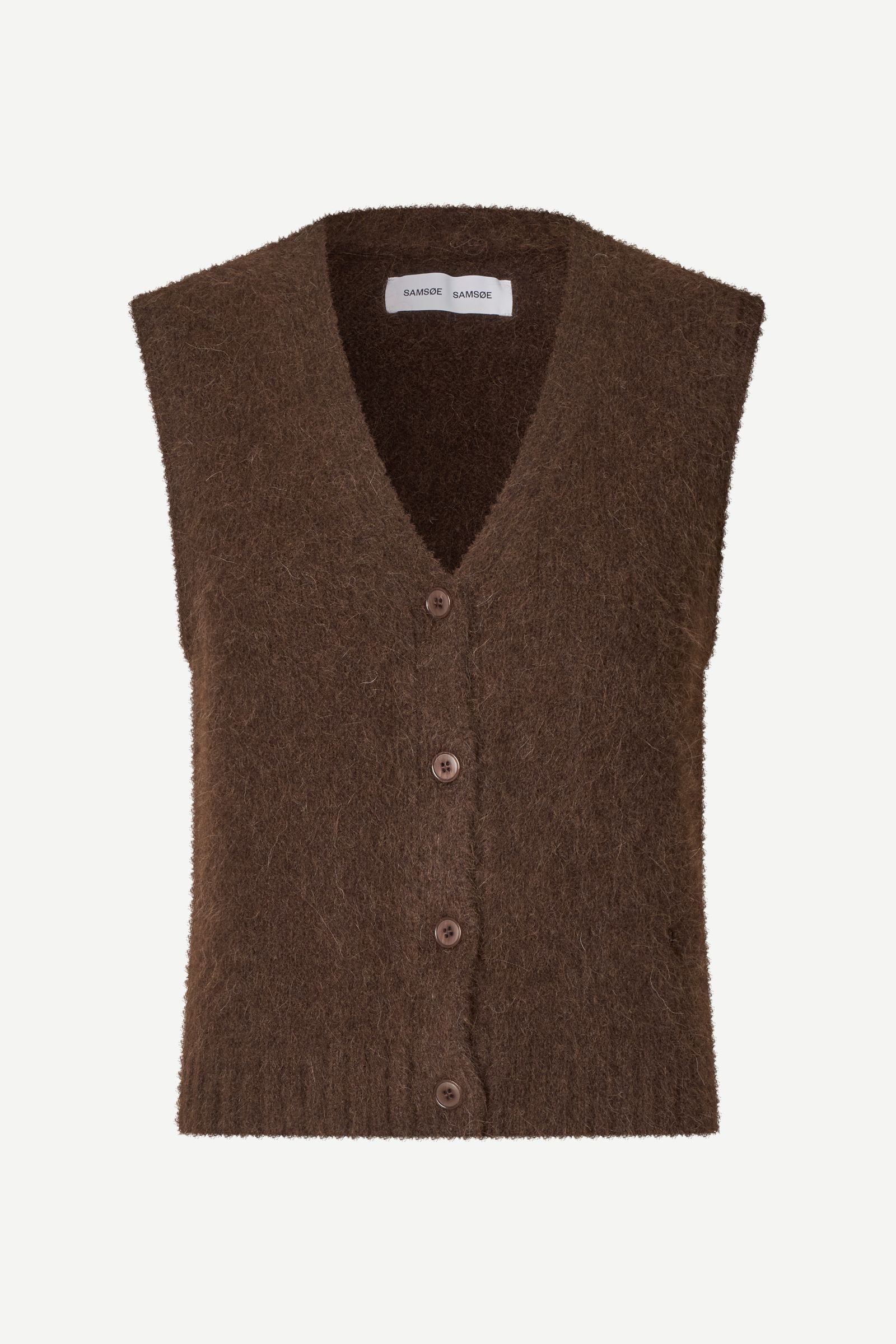 Sajeanne vest 15425 Black Coffee | Samsøe Samsøe®