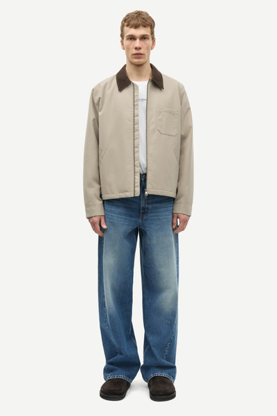 Sapally Z shirt jacket 14163 Aluminium | Samsøe Samsøe®