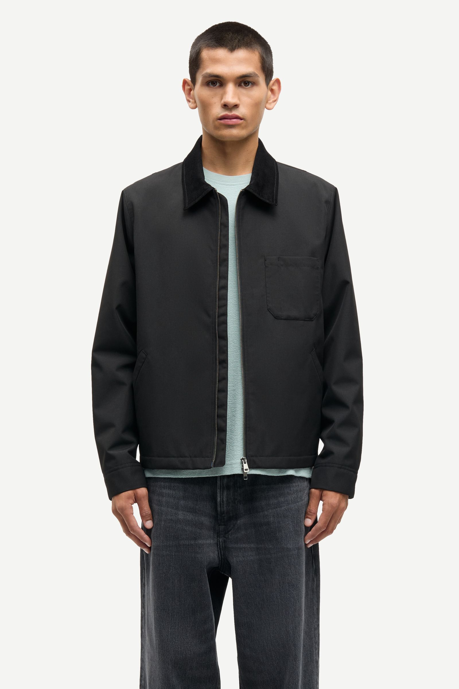 ザロウ　ブラック　ジャケット SF-221887]SASSAFRAS(ササフラス)Sprayer＆Caps Jacket(スプレイヤー