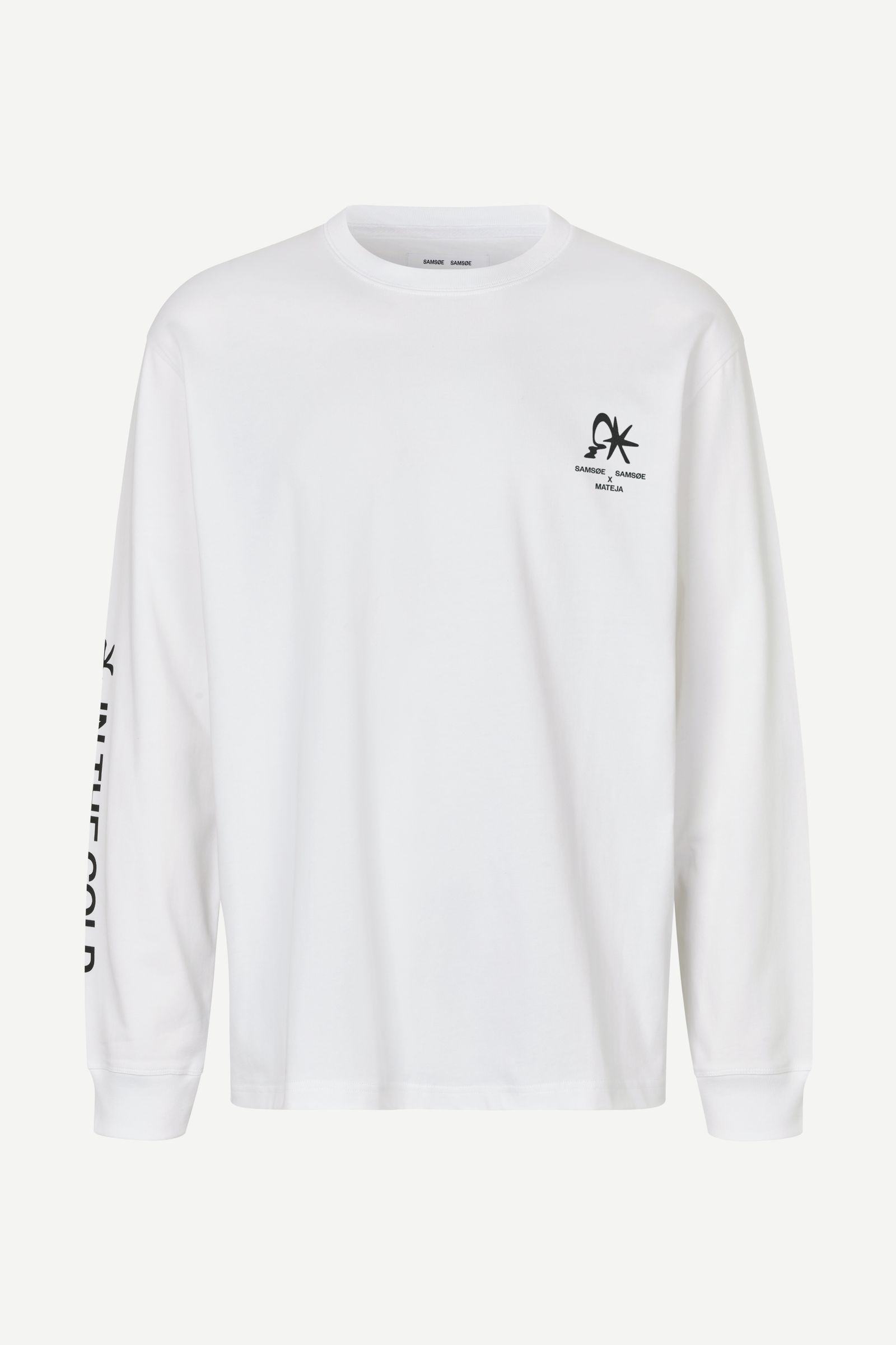 Saragnar t-shirt LS 11725 White sunset | Samsøe Samsøe®