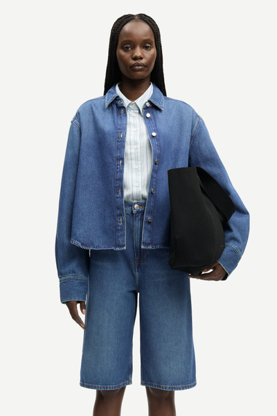 Sacelia shirt 15893 Fluid denim | Samsøe Samsøe®