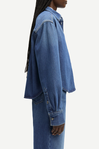 Sacelia shirt 15893 Fluid denim | Samsøe Samsøe®