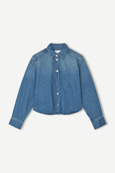 Sacelia shirt 15893 Fluid denim | Samsøe Samsøe®