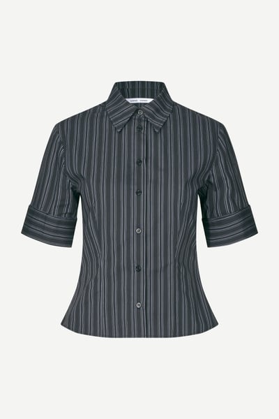 Sasky ss shirt 15902 Gunmetal St. | Samsøe Samsøe®