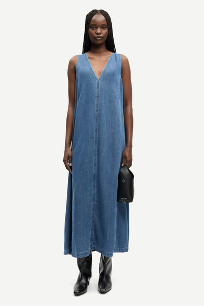 Saskylar dress 15645 Medium denim blue