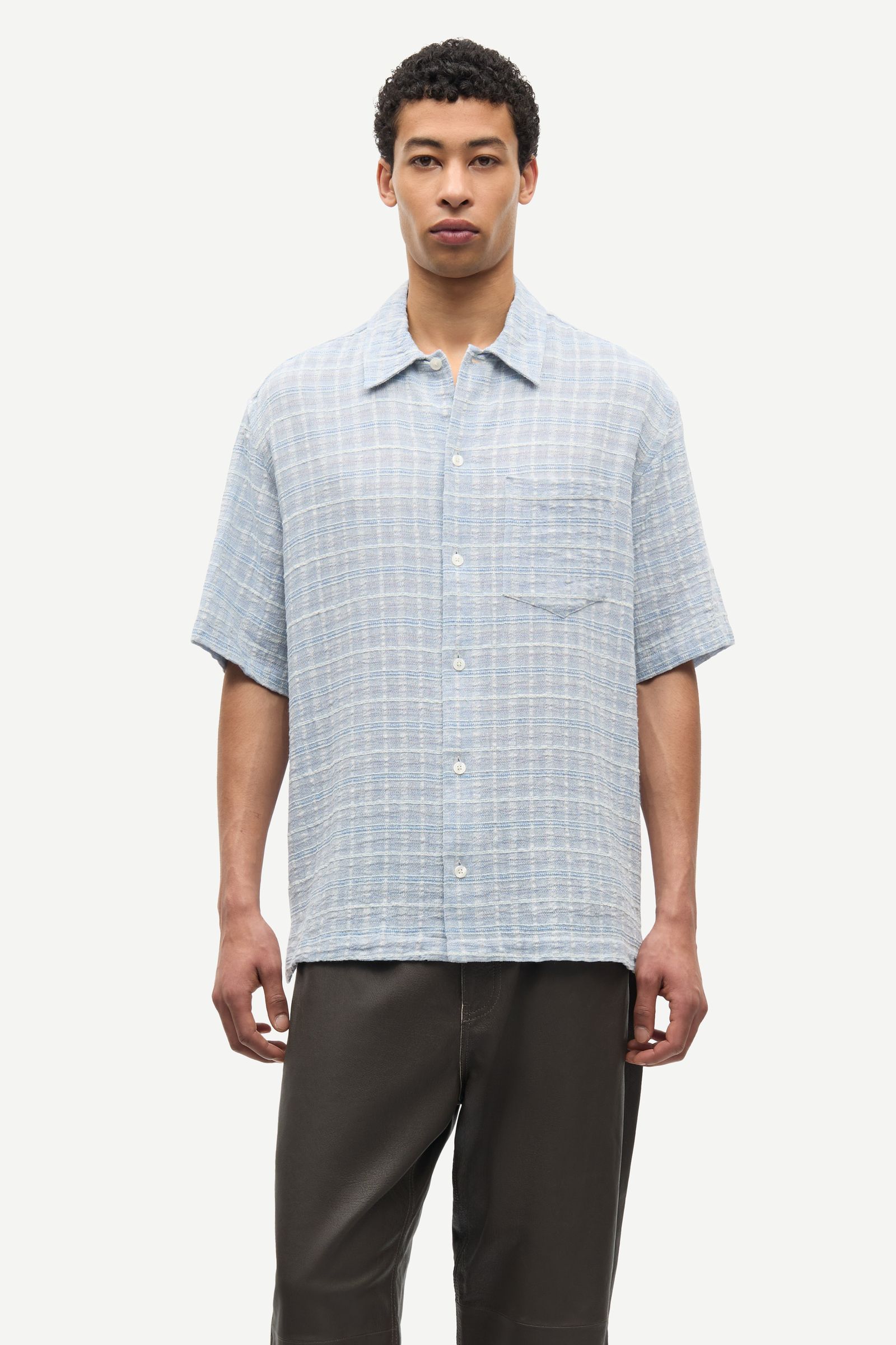 Saayo P shirt 15970 Blue Ch. | Samsøe Samsøe®