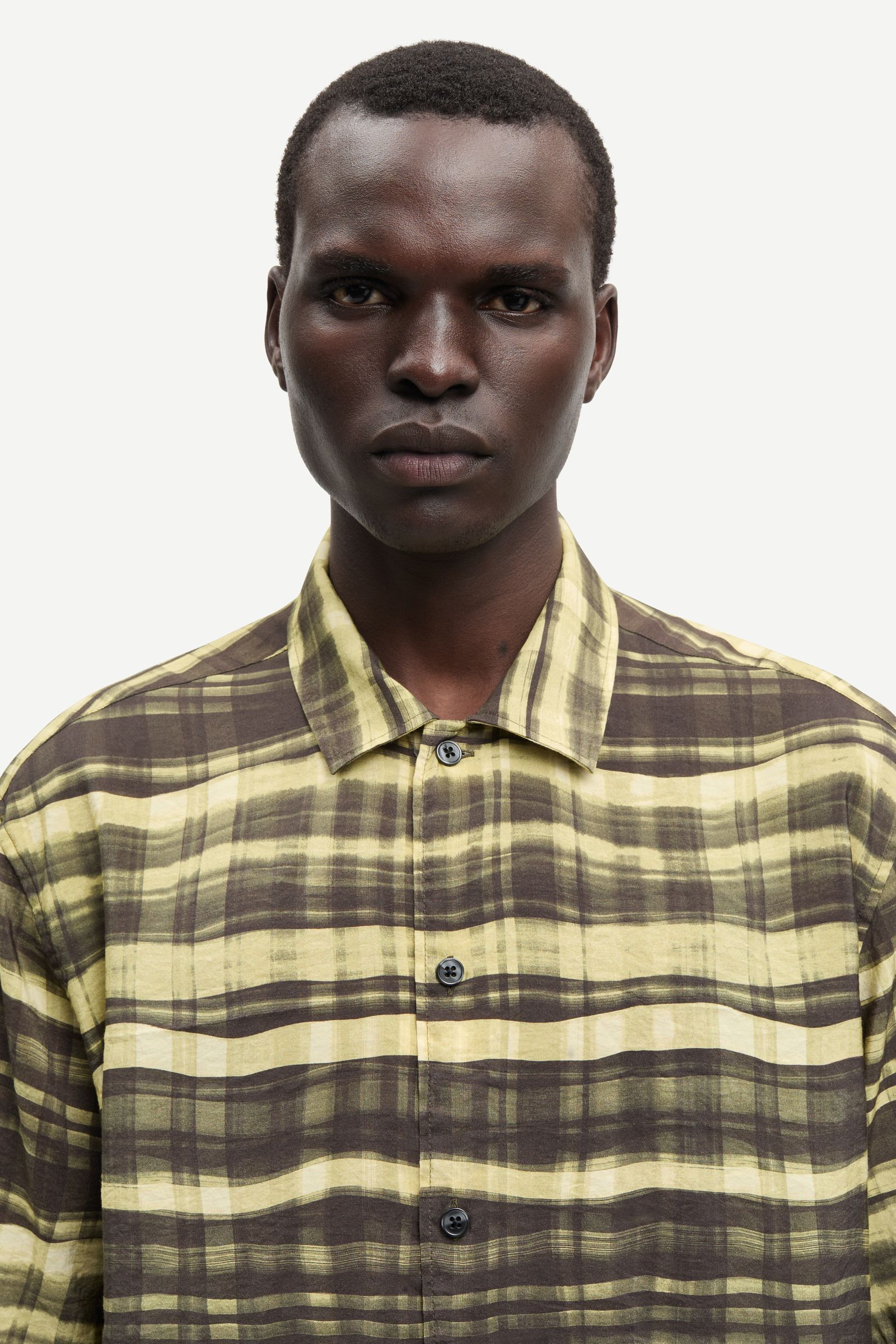 Saayo X shirt 15961 Wavy Check | Samsøe Samsøe®