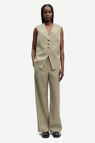Satova vest 15145 Gun Metal Mel. | Samsøe Samsøe®