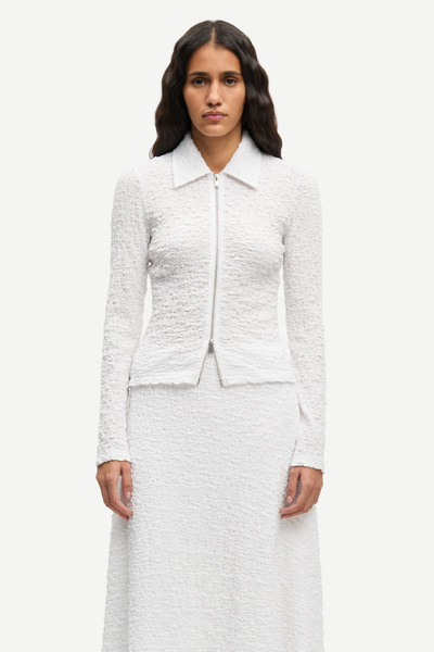 Sadaisy zip blouse 14232 White | Samsøe Samsøe®