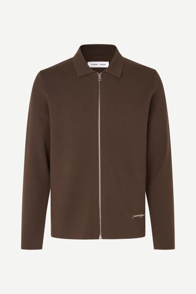 Samatt zip polo 15825 Dark grey | Samsøe Samsøe®