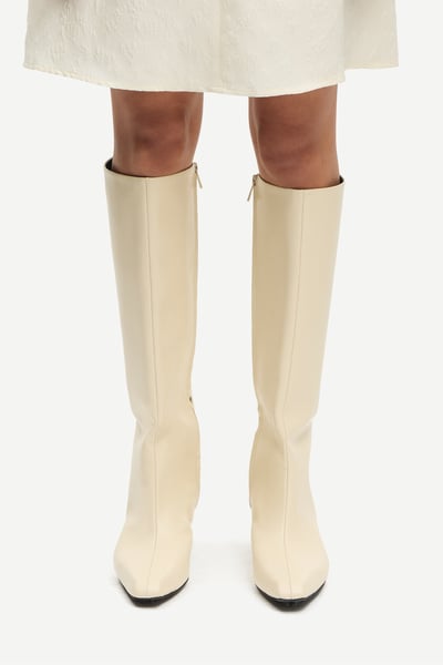 Samaj high boot treads 16009 Bone White | Samsøe Samsøe®