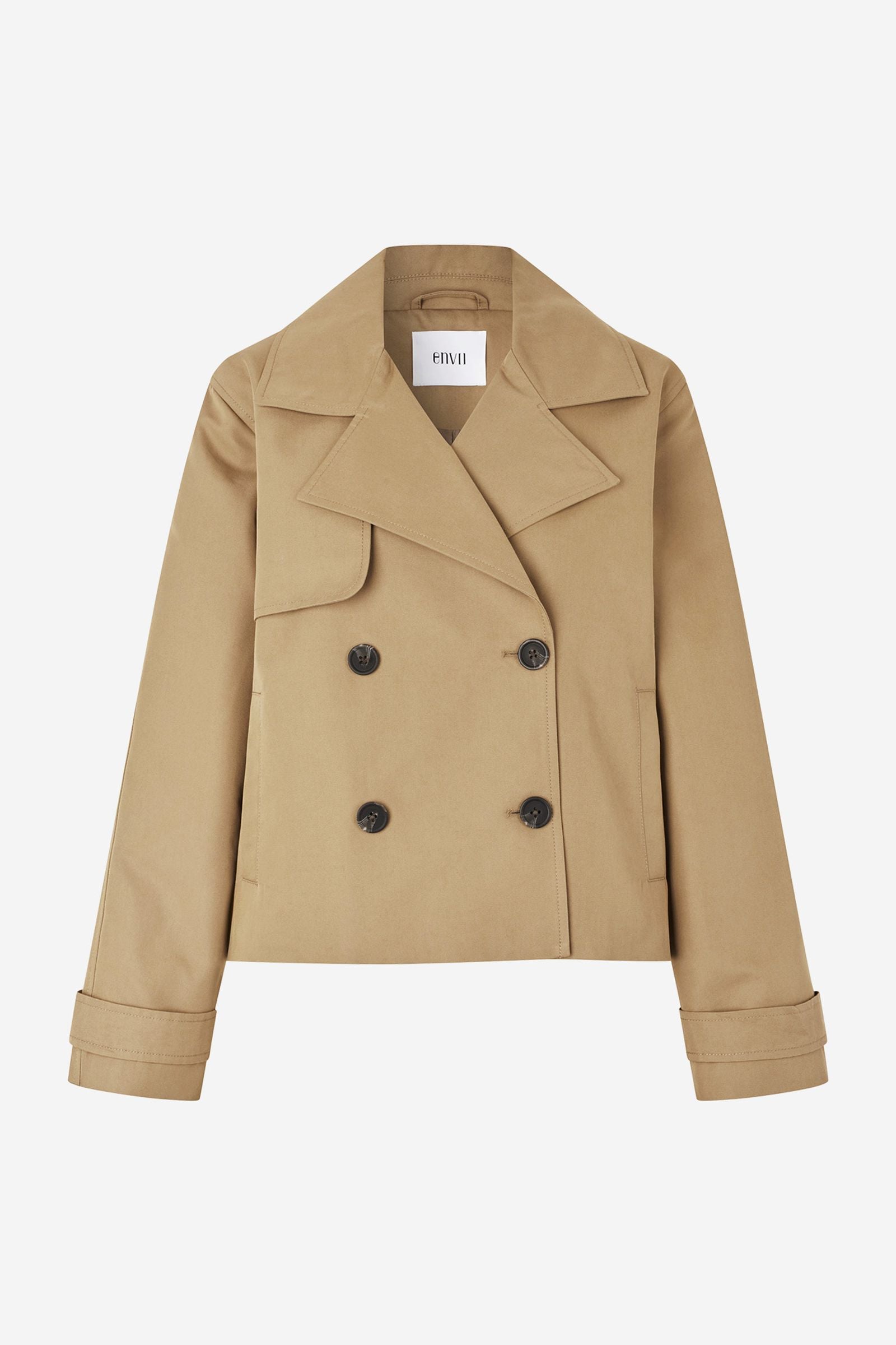 ENSENECA DB SHORT JACKET 6988 SEPIA TINT | Envii®