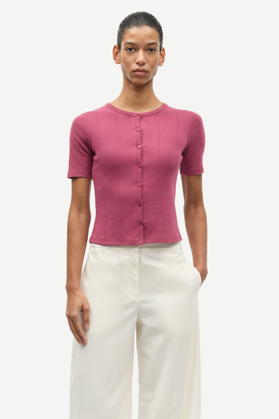Sajuni ss cardigan 15901 Dry Rose | Samsøe Samsøe®