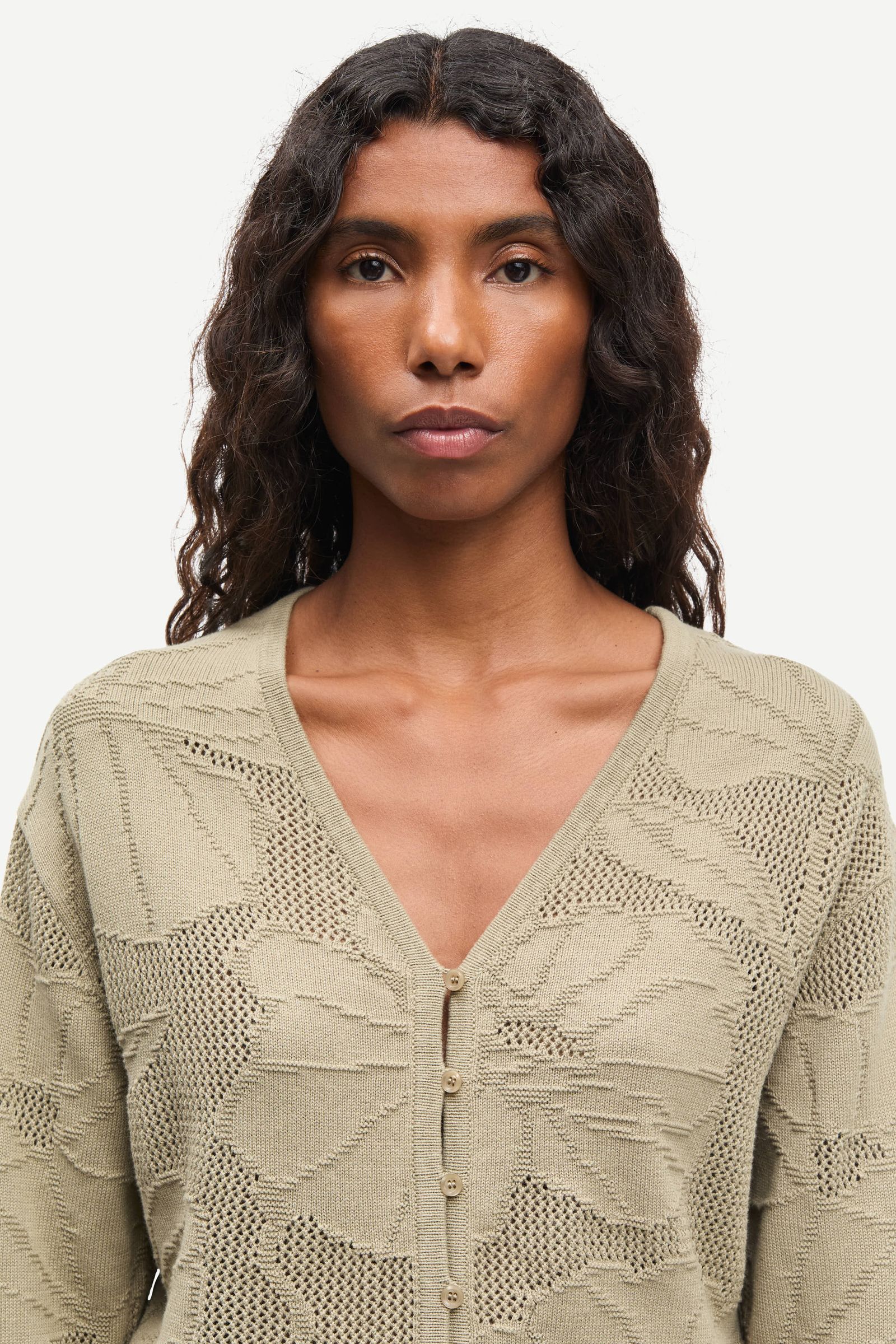 Sapoppie cardigan 12923 Overland Trek | Samsøe Samsøe®