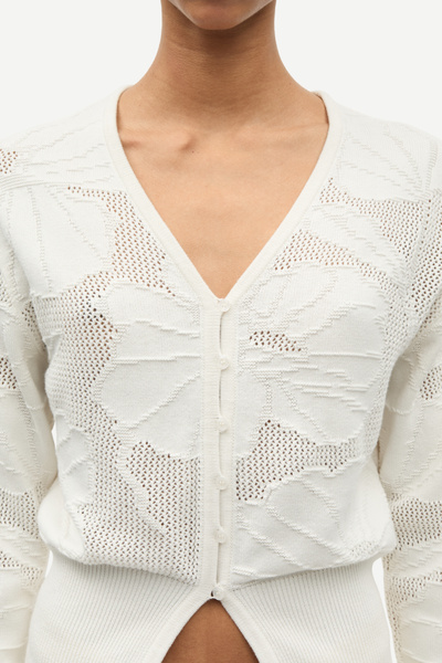 Sapoppie cardigan 12923 Clear Cream | Samsøe Samsøe®
