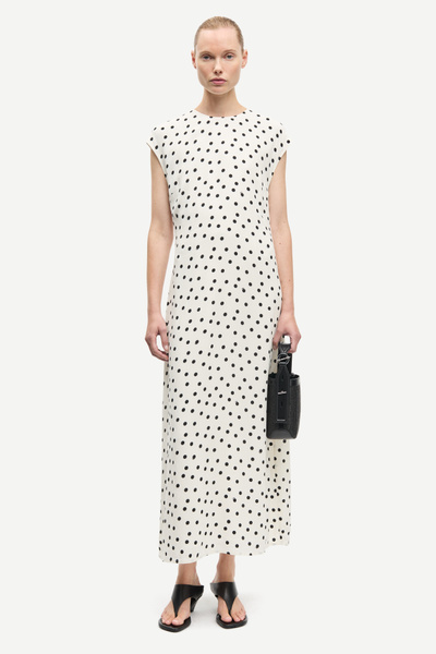 Sapoppy dress 16060 Drifting Dots Egret | Samsøe Samsøe®
