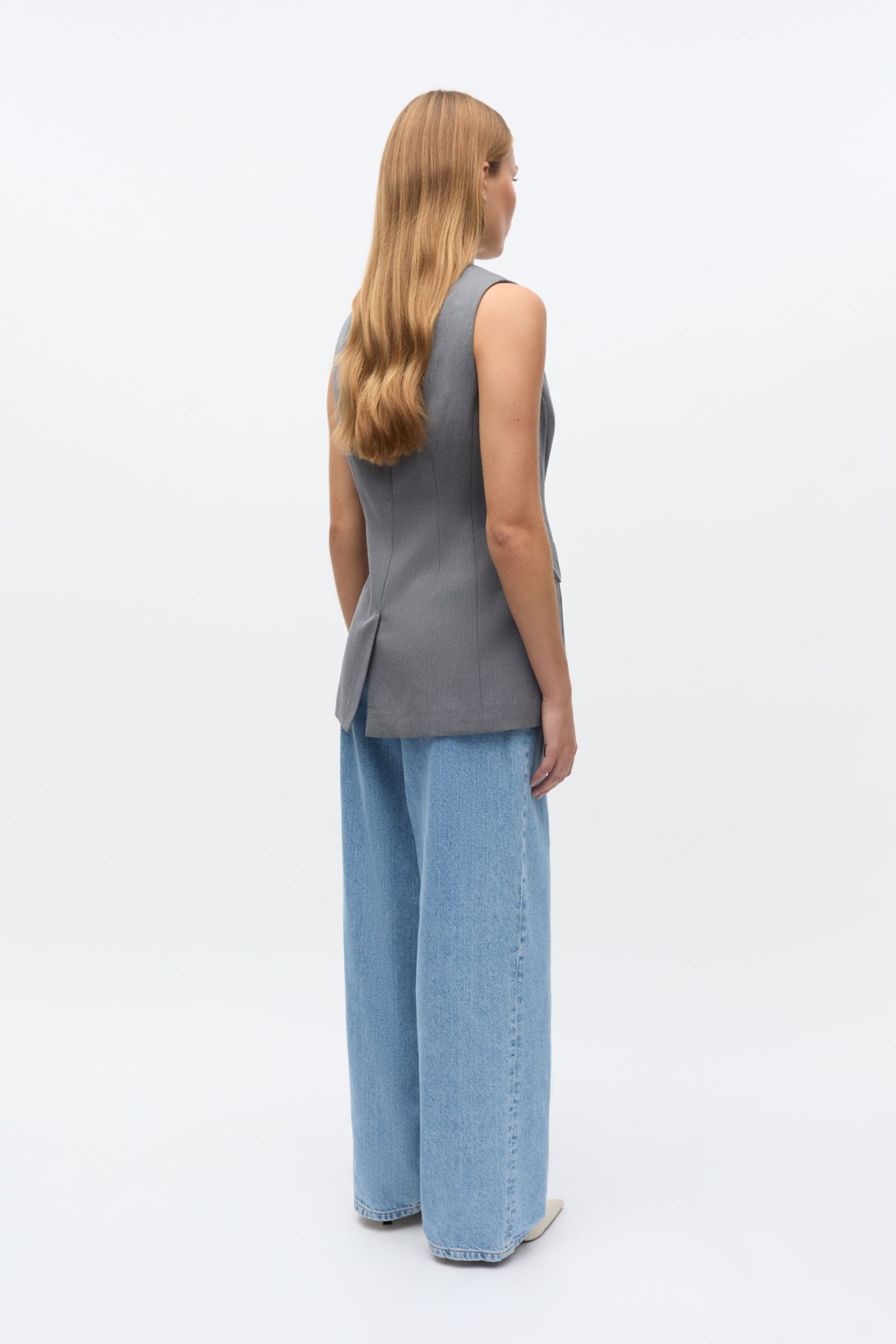 ENRAYE VEST 7092 Mid Grey Mel | Envii®