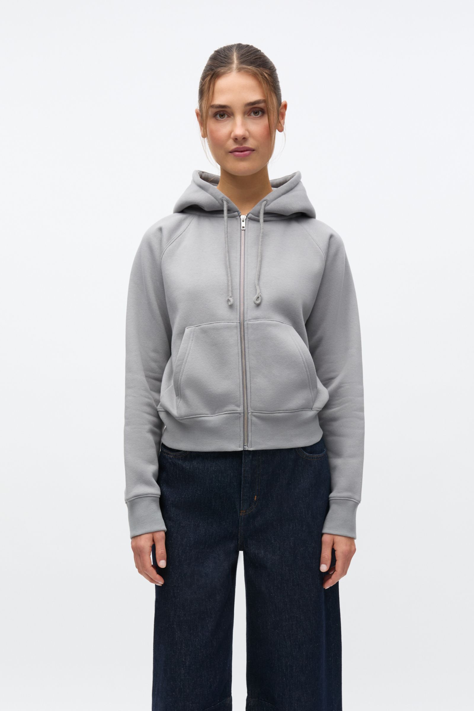 Entheia Ls Zip Hoodie 7390 Ultimate Gray