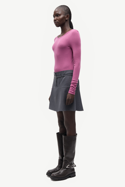 Savictoria skirt 15932 Mulch | Samsøe Samsøe®
