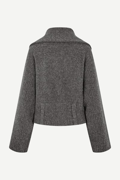 Sajeanne cardigan 15425 Lead Gray | Samsøe Samsøe®