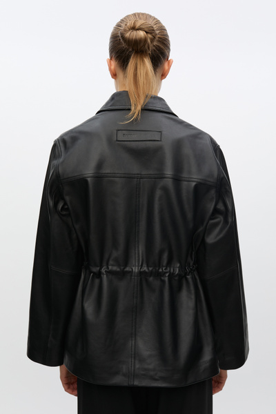 Salaax leather jacket 16288 Black | Samsøe Samsøe®